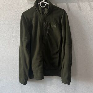 The North Face Dark Green Fleece Jacket